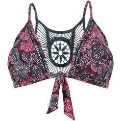 Brigitte Bardot Haut de maillot triangle bordeaux/noir Bomba by Couleur noir