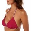 Brigitte Bardot Haut de maillot triangle bordeaux/ivoire Marguerite by Couleur rouge