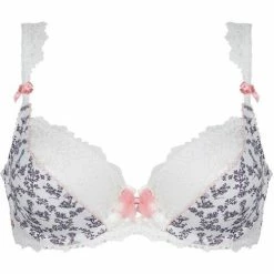 Brigitte Bardot Soutien-gorge corbeille ivoire/gris anthracite Comédie Couleur gris