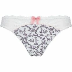 Brigitte Bardot Slip ivoire/gris anthracite Comédie Couleur gris