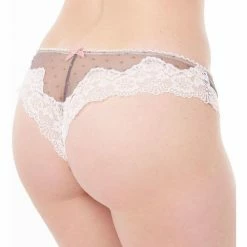 Brigitte Bardot Tanga gris anthracite/vieux rose Succès Couleur gris -Promos Brigitte Bardot Boutique 16682896 500 C