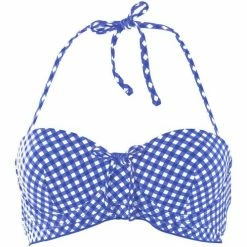 Brigitte Bardot Haut de maillot balconnet bleu roi Saint-Trop Couleur bleu