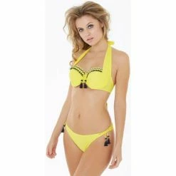 Brigitte Bardot Haut de maillot balconnet jaune/marine Mambo Couleur jaune 5 Brigitte Bardot Haut de maillot balconnet jaune/marine Mambo Couleur jaune -Promos Brigitte Bardot Boutique 17760501 500 C
