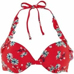 Brigitte Bardot Haut de maillot push-up rouge Garrigue Couleur rouge