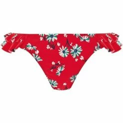 Brigitte Bardot Slip de bain rouge Garrigue Couleur rouge