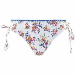 Brigitte Bardot Slip de bain blanc multico Calanque Couleur blanc