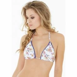 Brigitte Bardot Haut de maillot triangle blanc multico Calanque Couleur blanc -Promos Brigitte Bardot Boutique 17760512 500 C