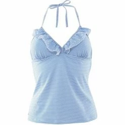 Brigitte Bardot Tankini bleu ciel Azur Couleur bleu