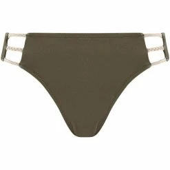 Brigitte Bardot Slip de bain kaki/or Monte Carlo Couleur vert