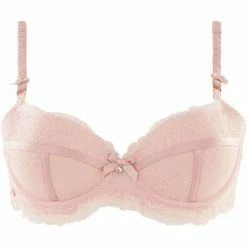 Brigitte Bardot Soutien-gorge coques moulées champagne rose Poésie Couleur rose