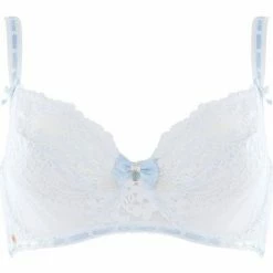 Brigitte Bardot Soutien-gorge à armatures bonnets C, D et E blanc/ciel Bleuet Couleur blanc