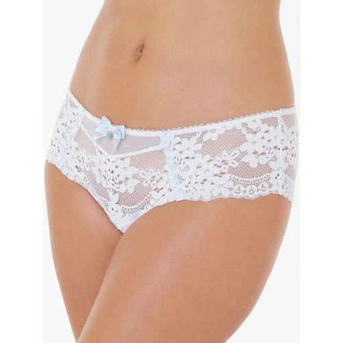 Brigitte Bardot Shorty blanc/ciel Bleuet Couleur blanc 2 Brigitte Bardot Shorty blanc/ciel Bleuet Couleur blanc – Image 2