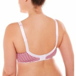 Brigitte Bardot Soutien-gorge grand maintien blanc/bordeaux Mistinguette Couleur rouge -Promos Brigitte Bardot Boutique 19175015 500 C