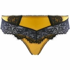 Brigitte Bardot Slip ocre/anthracite Exception Couleur jaune