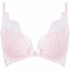 Brigitte Bardot Soutien-gorge coques moulées poudre/blanc Tendresse Couleur rose