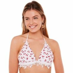 Brigitte Bardot Haut de maillot triangle rouge Cerisier Couleur rouge -Promos Brigitte Bardot Boutique 19672057 500 C