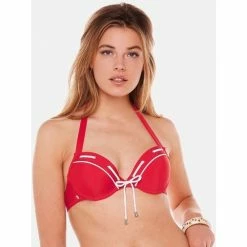 Brigitte Bardot Haut de maillot push-up rouge Horizon Couleur rouge