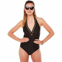 Brigitte Bardot Maillot de bain une pièce noir Paillote Couleur noir -Promos Brigitte Bardot Boutique 19672078 500 C