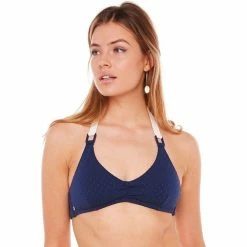 Brigitte Bardot Haut de maillot triangle bleu Paréo Couleur bleu -Promos Brigitte Bardot Boutique 19672087 500 C