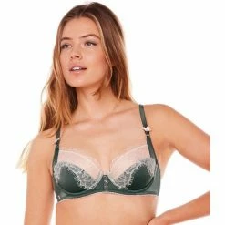 Brigitte Bardot Soutien-gorge corbeille kaki Bijoux Couleur vert