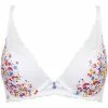 Brigitte Bardot Soutien-gorge ampliforme coque moulée blanc Bouquet Couleur blanc