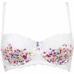 Brigitte Bardot Soutien-gorge corbeille blanc Bouquet Couleur blanc