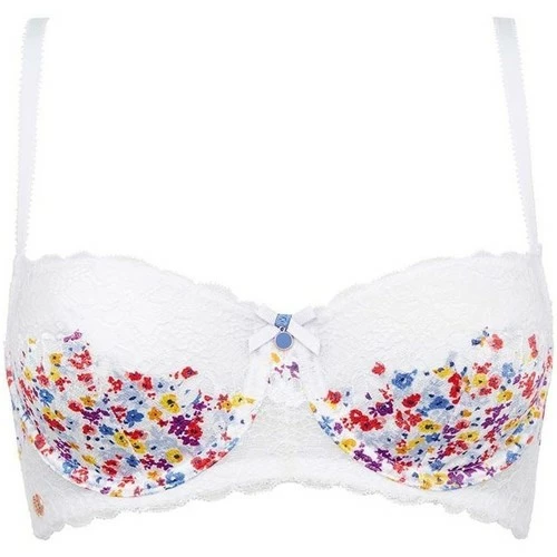 Brigitte Bardot Soutien-gorge corbeille blanc Bouquet Couleur blanc 1 Brigitte Bardot Soutien-gorge corbeille blanc Bouquet Couleur blanc