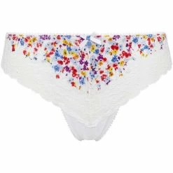 Brigitte Bardot Tanga blanc Bouquet Couleur blanc