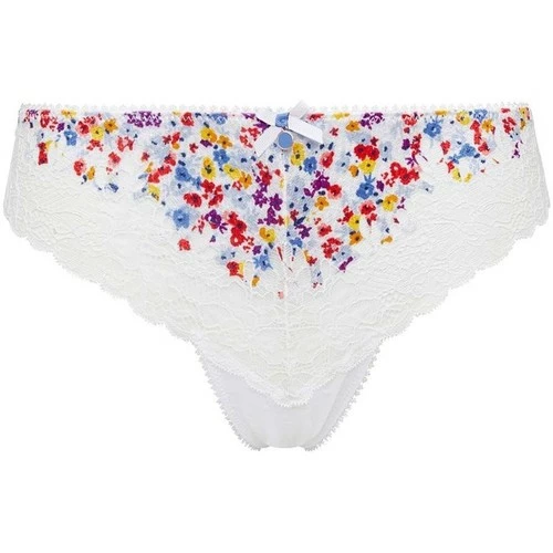 Brigitte Bardot Tanga blanc Bouquet Couleur blanc 1 Brigitte Bardot Tanga blanc Bouquet Couleur blanc