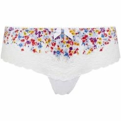 Brigitte Bardot Shorty blanc Bouquet Couleur blanc