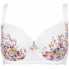 Brigitte Bardot Soutien-gorge grand maintien blanc Bouquet Couleur blanc