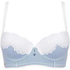 Brigitte Bardot Soutien-gorge ampliforme coque moulée bleu Fantaisie Couleur bleu
