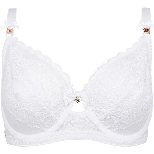 Brigitte Bardot Soutien-gorge grand maintien blanc Retro Couleur blanc 1 Brigitte Bardot Soutien-gorge grand maintien blanc Retro Couleur blanc