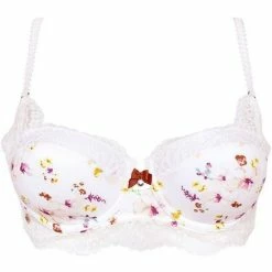 Brigitte Bardot Soutien-gorge coques moulées ivoire Pétale Couleur blanc