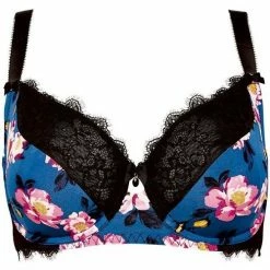 Brigitte Bardot Soutien-gorge grand maintien turquoise Nocturne Couleur bleu