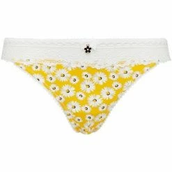 Brigitte Bardot Slip jaune Parisienne Couleur jaune