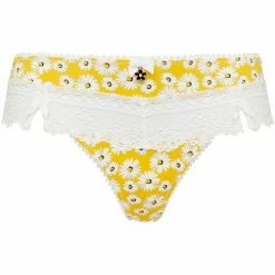 Brigitte Bardot Shorty string jaune Parisienne Couleur jaune
