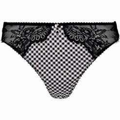 Brigitte Bardot Tanga noir Signature Couleur noir