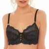 Brigitte Bardot Soutien-gorge corbeille noir Coquetterie Couleur noir