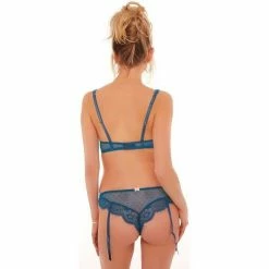 Brigitte Bardot Tanga porte-jarretelles turquoise Frivole Couleur bleu -Promos Brigitte Bardot Boutique 21525552 500 C