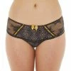 Brigitte Bardot Shorty string anthracite/ocre Vintage Couleur gris