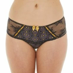 Brigitte Bardot Shorty string anthracite/ocre Vintage Couleur gris