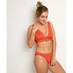 Brigitte Bardot Slip de bain orange Amour Couleur orange