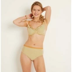 Brigitte Bardot Haut de maillot à armatures caramel Iconique Couleur marron