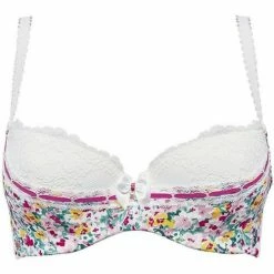 Brigitte Bardot Soutien-gorge ampliforme coque blanc Florilege Couleur blanc