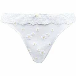 Brigitte Bardot Tanga blanc Sourire Couleur blanc