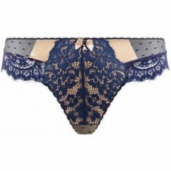 Brigitte Bardot Tanga bleu marine Prestige Couleur bleu