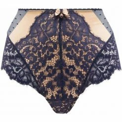 Brigitte Bardot Tanga haut bleu marine Prestige Couleur bleu