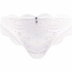 Brigitte Bardot Slip blanc Faience Couleur blanc