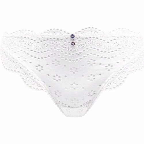 Brigitte Bardot Slip blanc Faience Couleur blanc 1 Brigitte Bardot Slip blanc Faience Couleur blanc